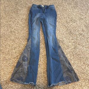 Blue Flared Women's Jeans